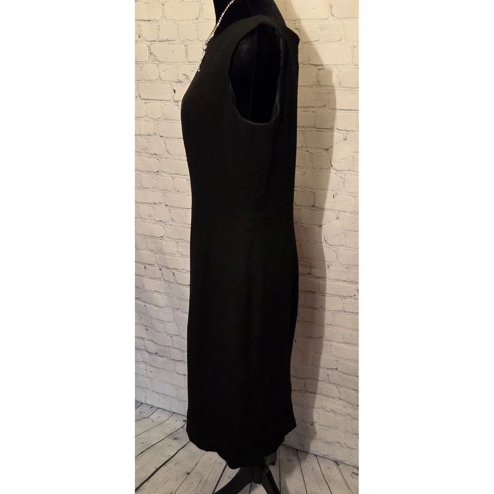 Frascara Beker Fashions Toronto Vintage 100% Wool, Lined Sz 8 Little Black Dress